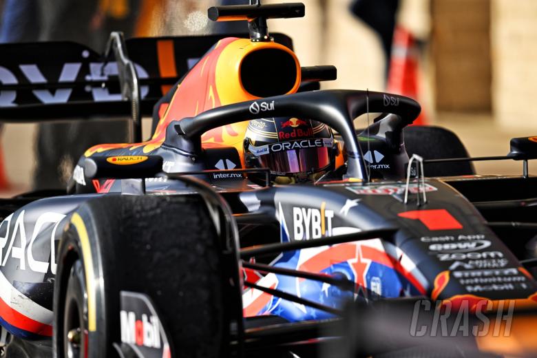Sprint winner Max Verstappen (NLD) Red Bull Racing RB19 in parc ferme. Formula 1 World Championship, Rd 19, United States